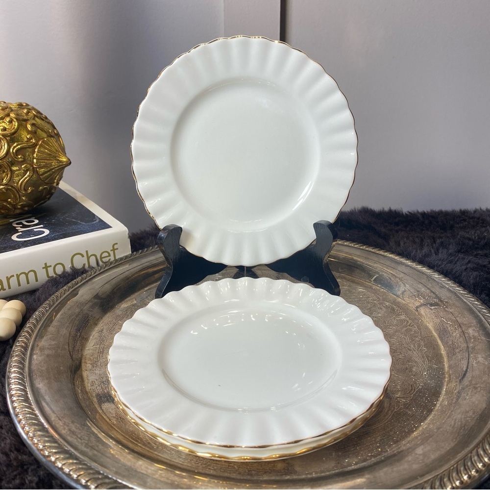 Royal Albert Val D’Or bread Plates. Set of 3 6.25inches diameter England